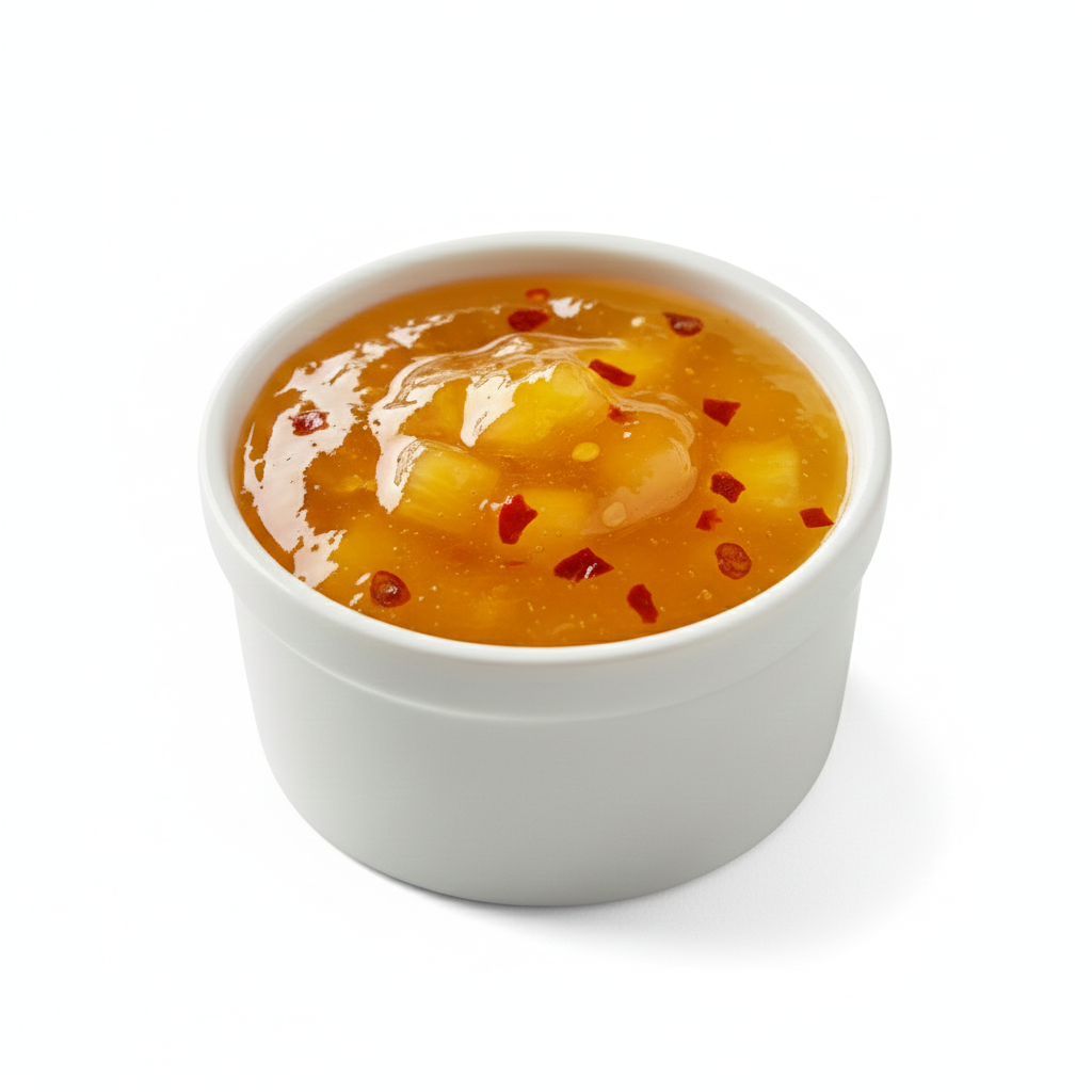 Geleia de abacaxi com pimenta