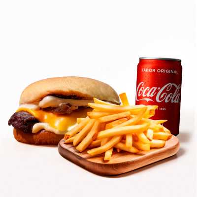 Woll Smash + Batata Frita + Refri