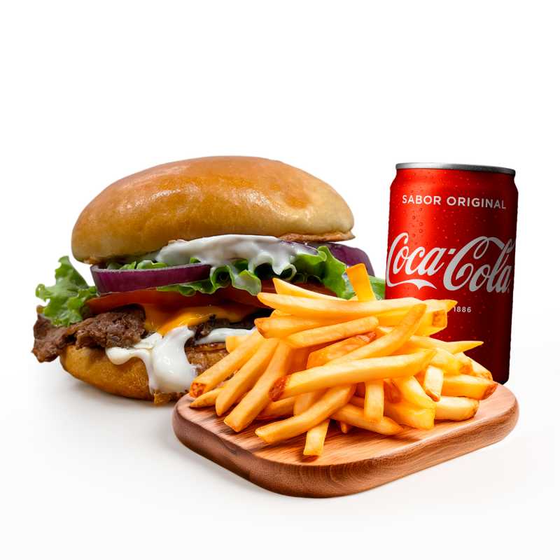 Woll Salad + Batata Frita + Refri